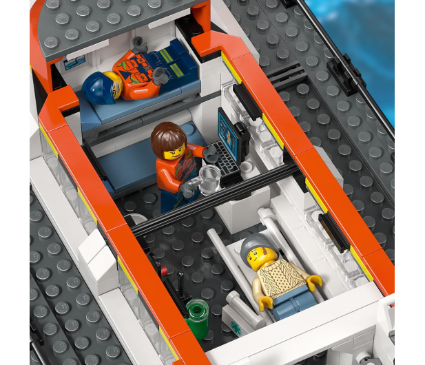 LEGO CITY 60504 Łódź ratunkowa i helikopter straży przybrzeżnej - 1473521 - zdjęcie 7